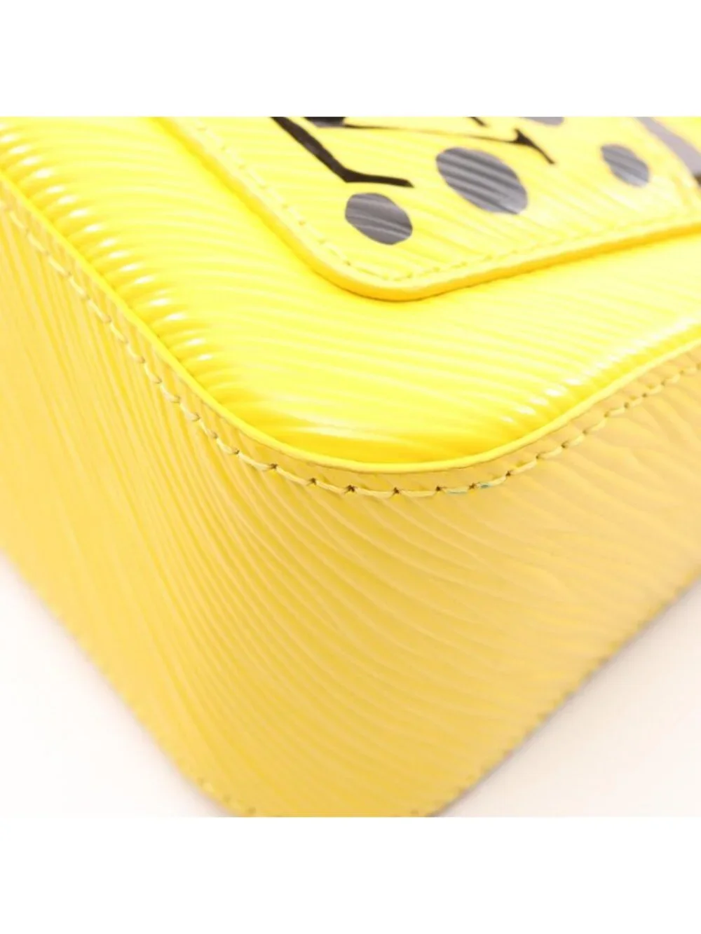 Louis Vuitton Handbag Yayoi Kusama Marais Rini Epi Jaune 2-Way Leather LV